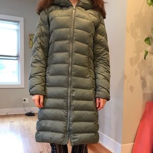 Patagonia Women’s Long Gray Down Coat